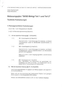 Dokument: GI-SO Birkigt b Teil 1 und 2 - Festsetzungen