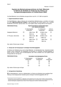 Dokument: Mitterteich 3 Markterkundung Ergebnis
