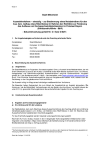 Dokument: Stadt Mitterteich 3. Auswahlverfahren einstufig