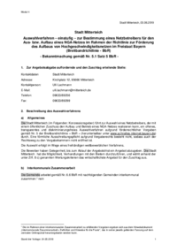 Dokument: Bekanntmachung 4 Auswahlverfahren 