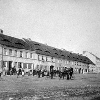Bild: Der obere Marktplatz in Mitterteich um 1890