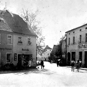 Bild: Der frühere untere Marktplatz.