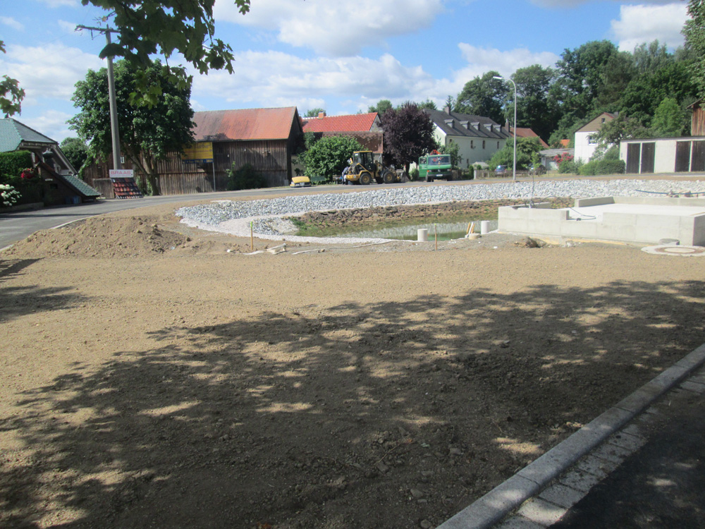 Bild: Eine Straße, die neu gebaut wird.