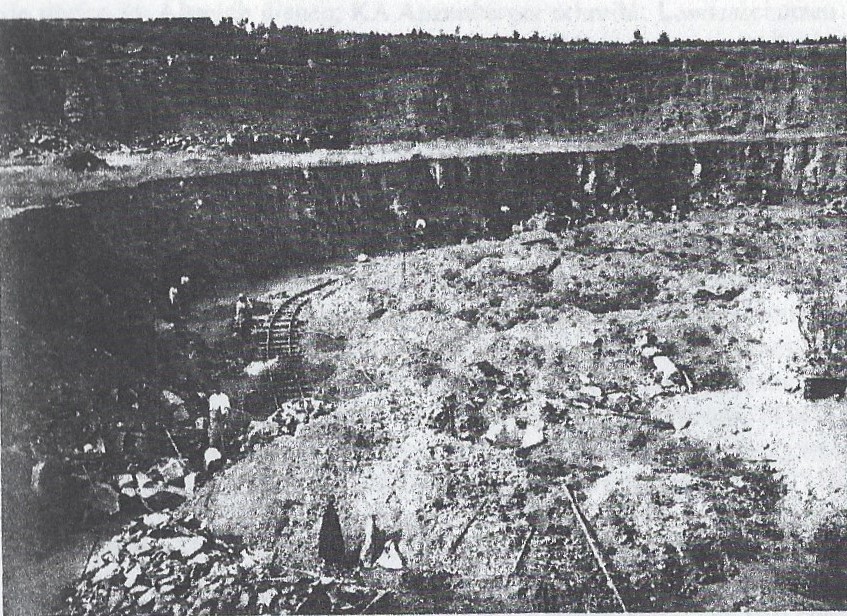 Steinbruch vor 2. Weltkrieg