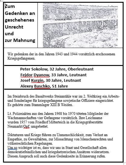 Gedenkseite für die vorsätzlich Getöteten