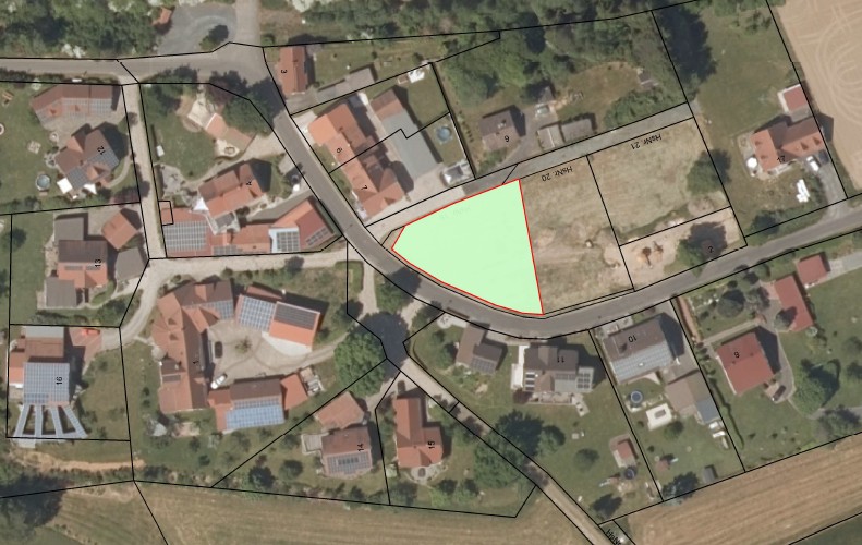 Bild: Luftbild Baugebiet Forkatshof